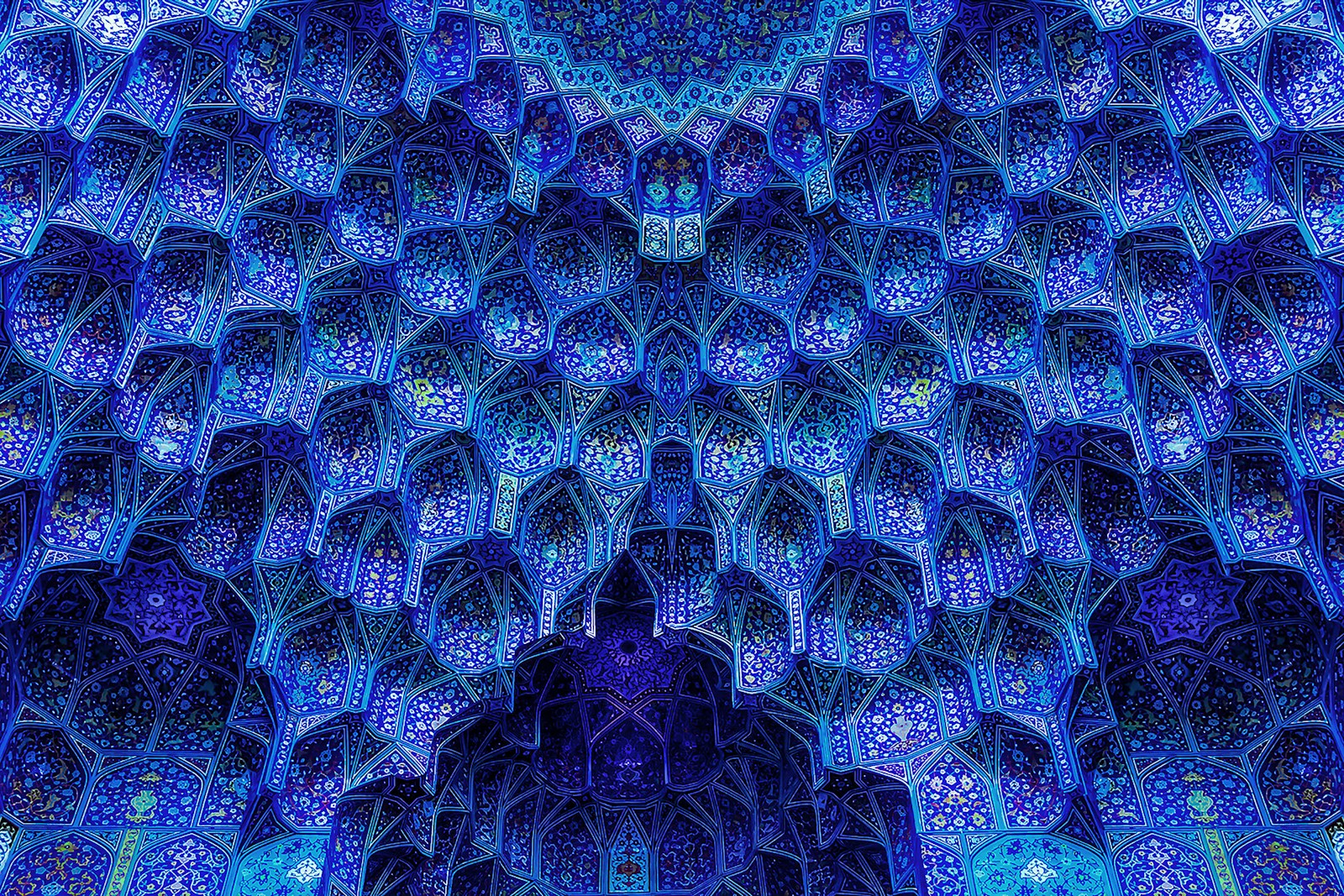 a very large building with a very intricate design on it